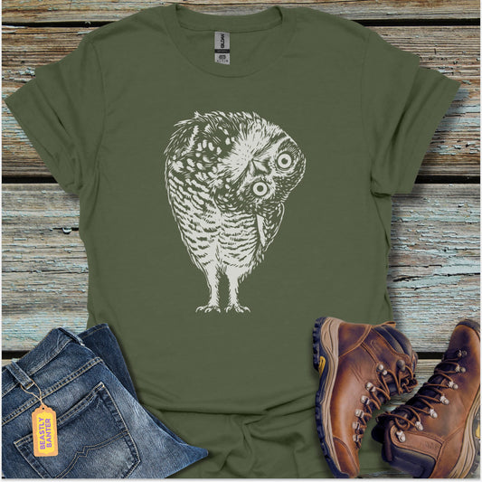 Owl Who Turned Heads T-Shirt - Beastly Banter