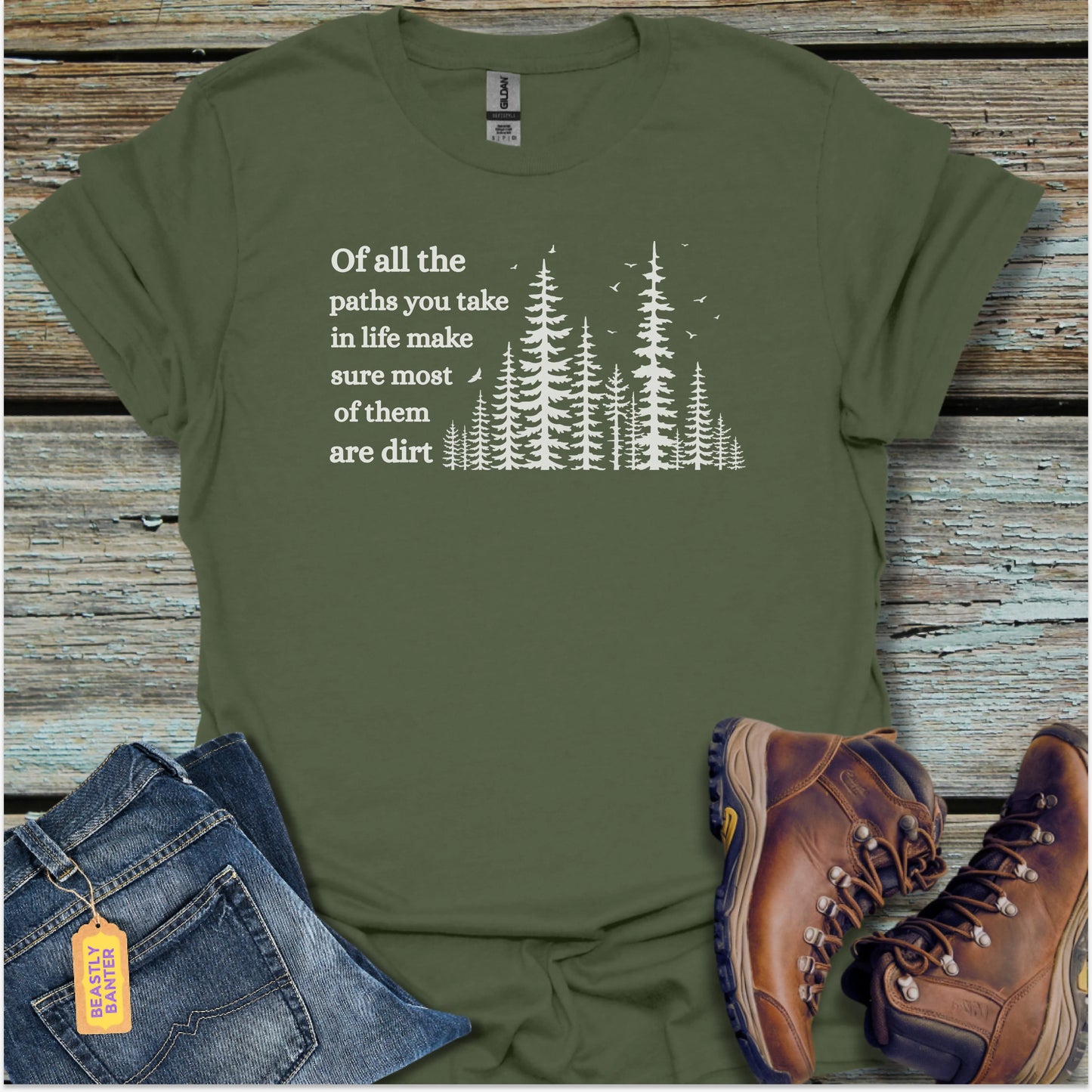 Of All The Paths Hiking T-Shirt