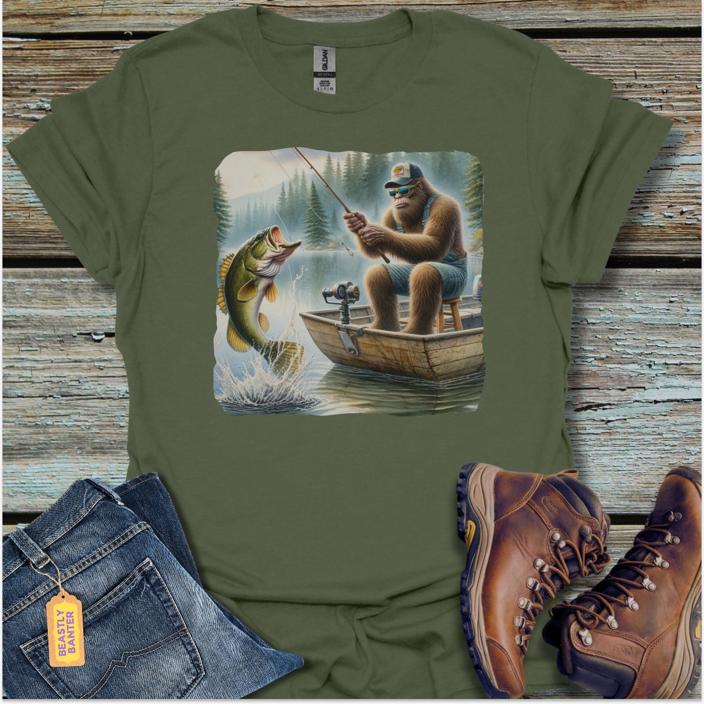 Lake Legend Bigfoot T-Shirt - Beastly Banter
