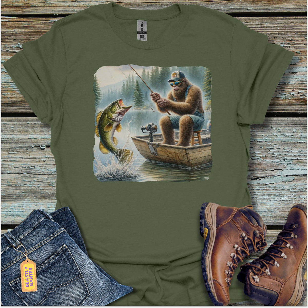 Lake Legend Bigfoot T-Shirt - Beastly Banter