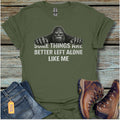 Leave Bigfoot Alone T-Shirt - Beastly Banter