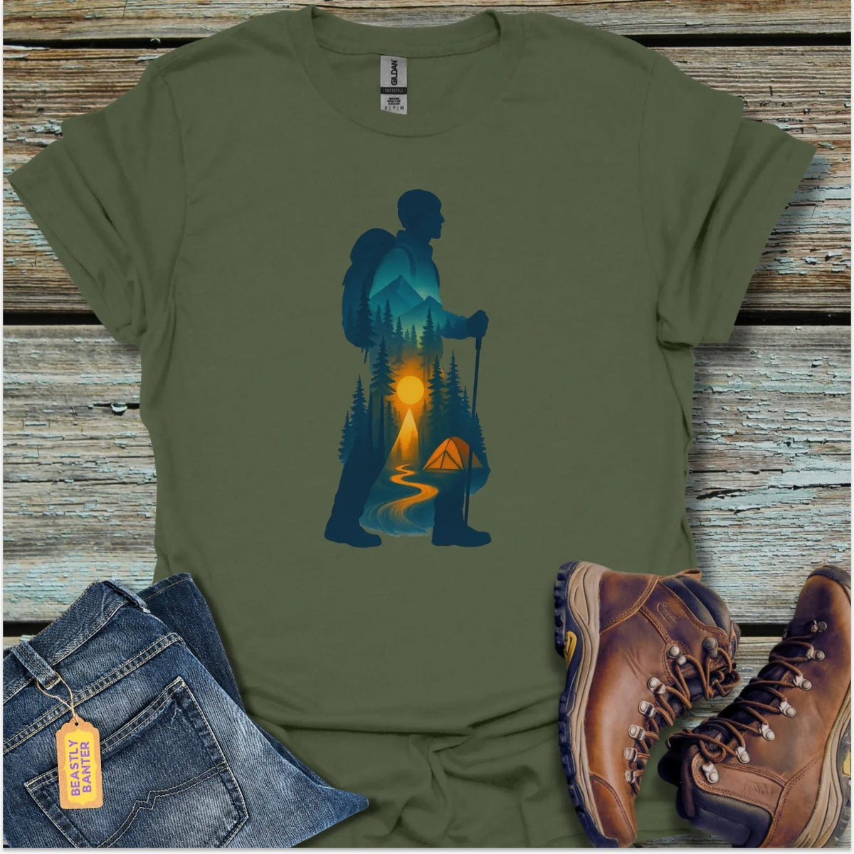 Hikers Wander Within T-Shirt - Beastly Banter