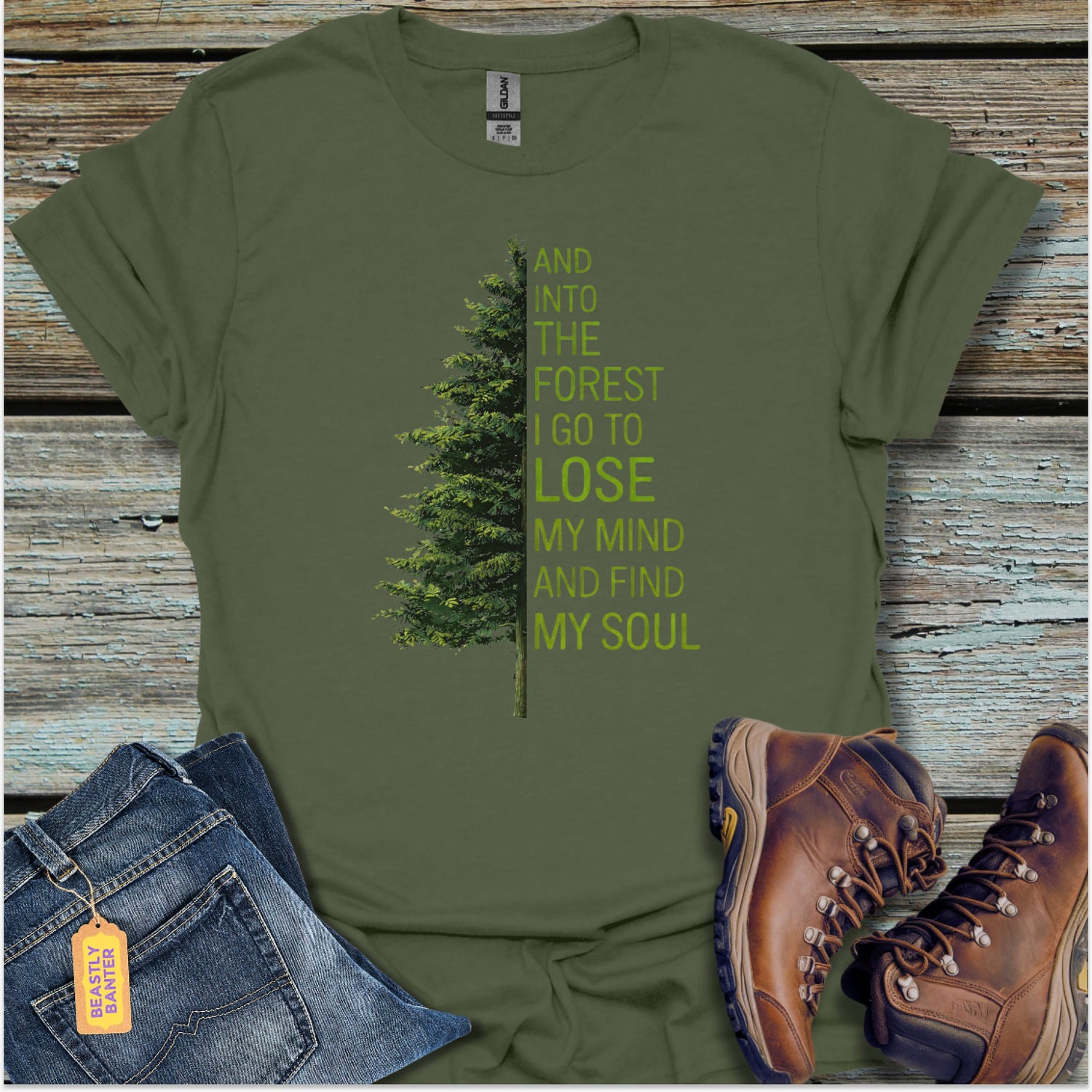 Off To The Forest T-Shirt - Beastly Banter