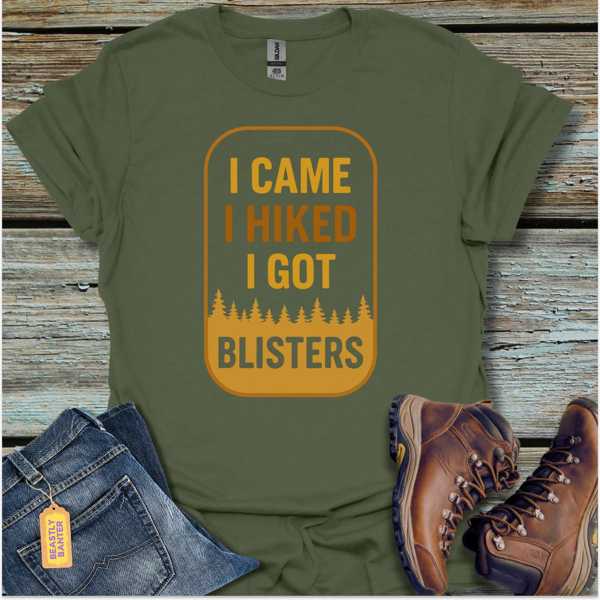 I Came, I Hiked T-Shirt - Beastly Banter