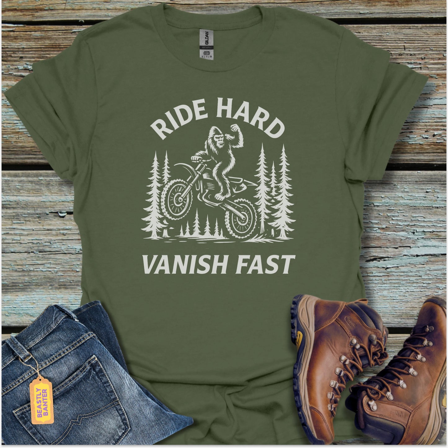 Ride Hard Bigfoot T-Shirt