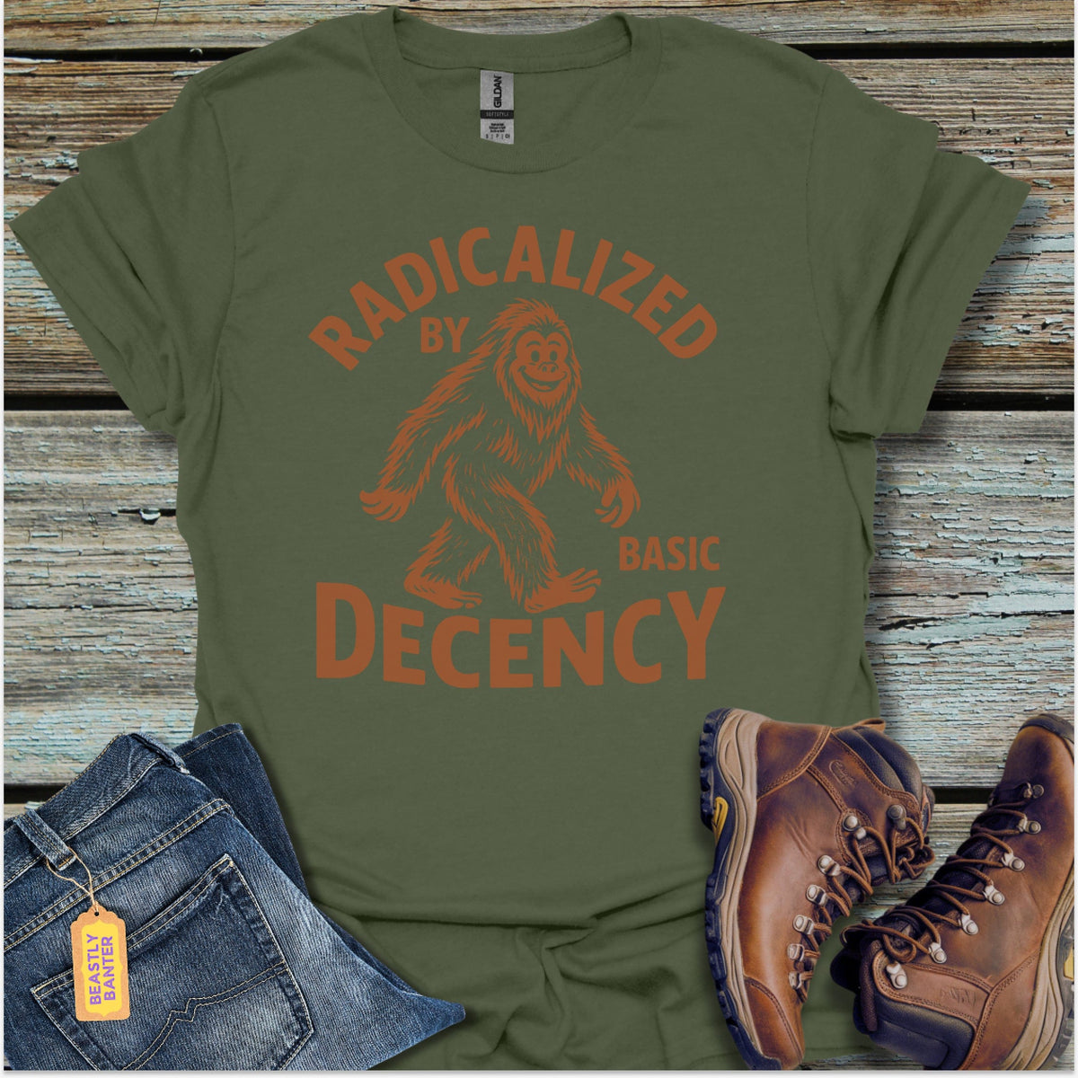 Bigfoot Radicalized T-Shirt - Beastly Banter