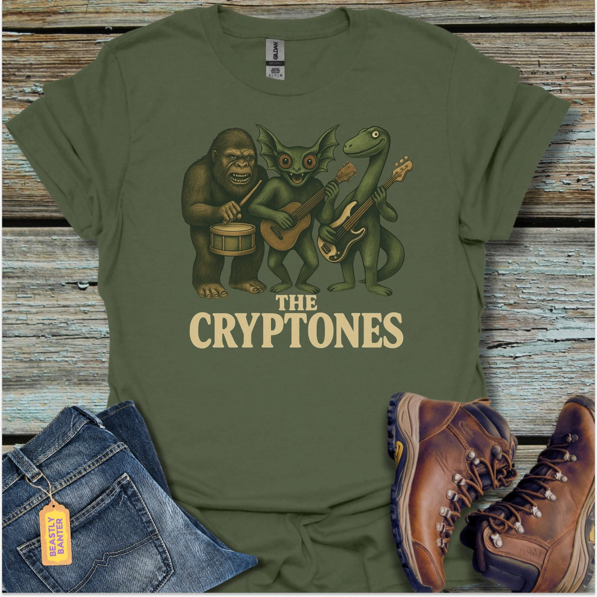 The Cryptones Bigfoot T-Shirt - Beastly Banter