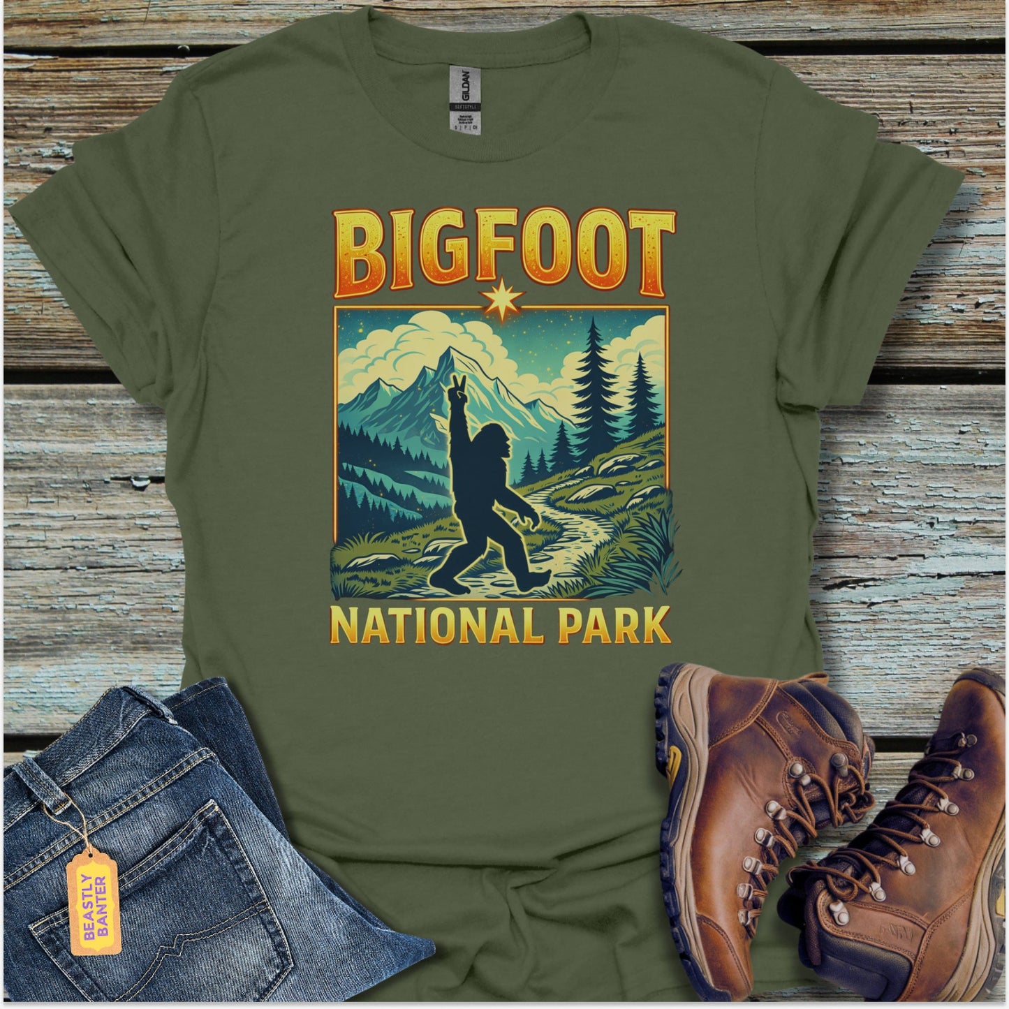 Bigfoot National Park T-Shirt - Beastly Banter