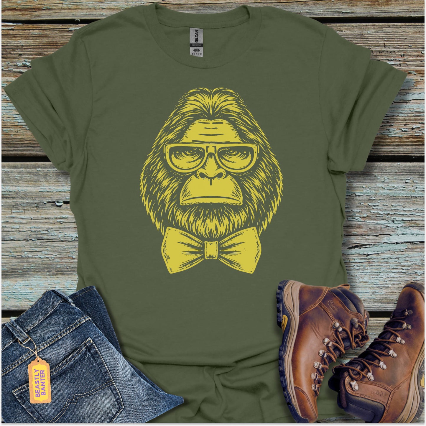 Professor Bigfoot T-Shirt - Beastly Banter