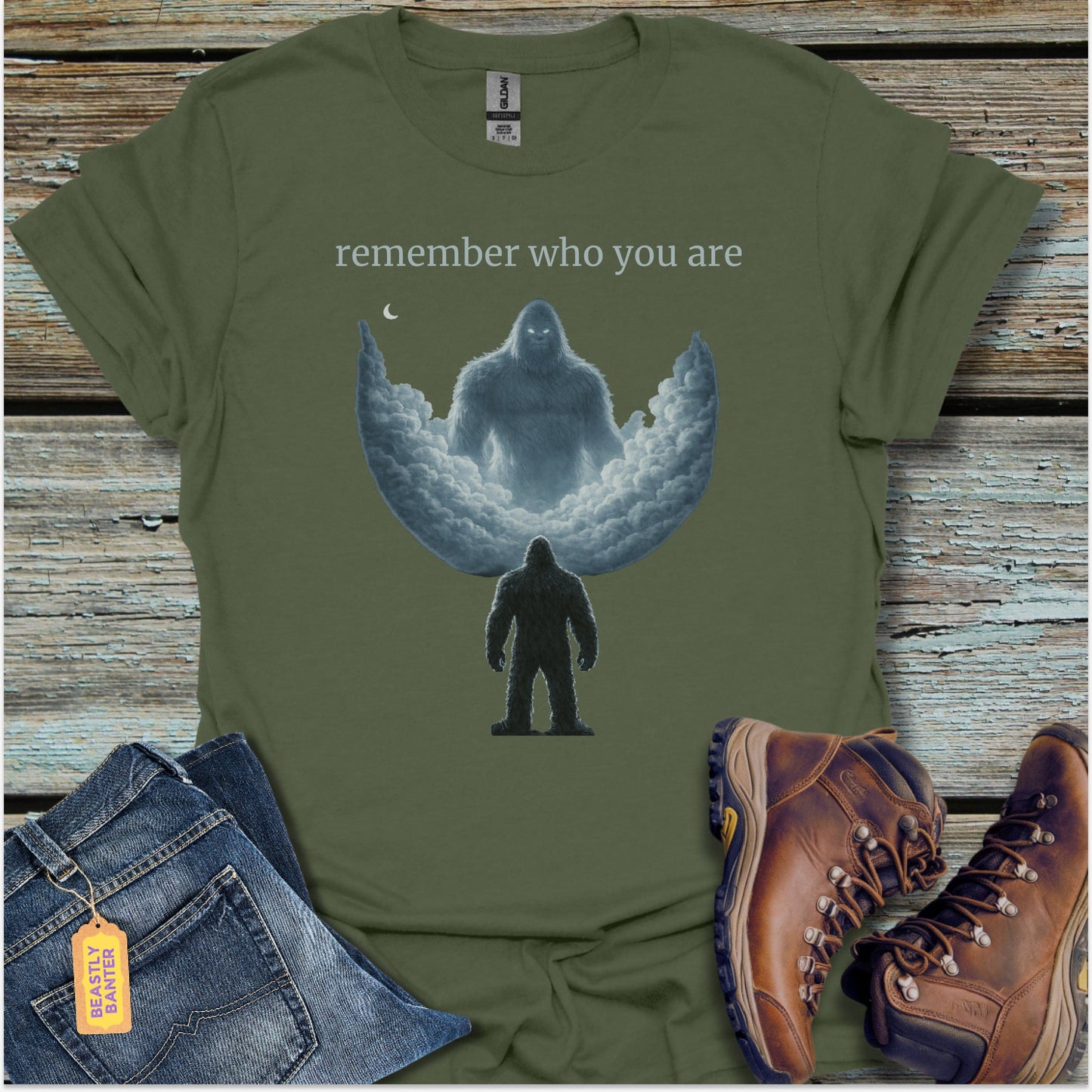 Bigfoot Remember T-Shirt - Beastly Banter