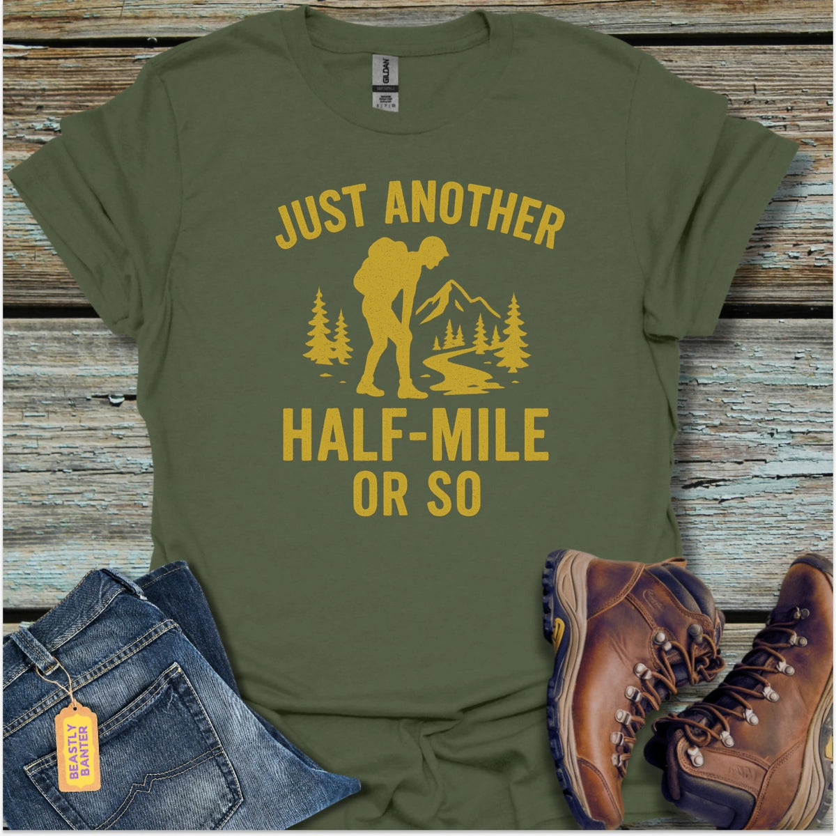 Just Another Half - Mile T-Shirt - Beastly Banter