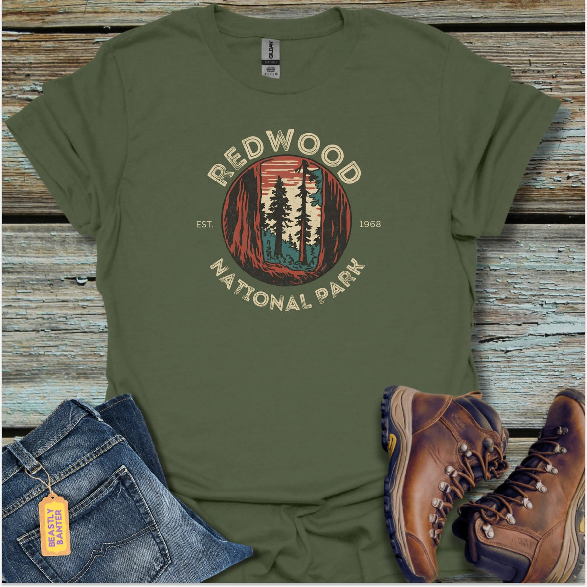 Redwood National Park T-Shirt - Beastly Banter