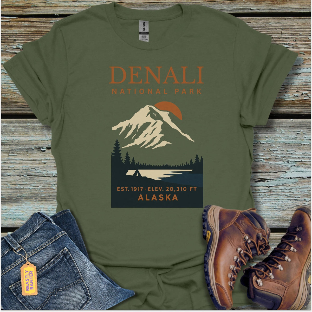 Denali National Park T-Shirt - Beastly Banter