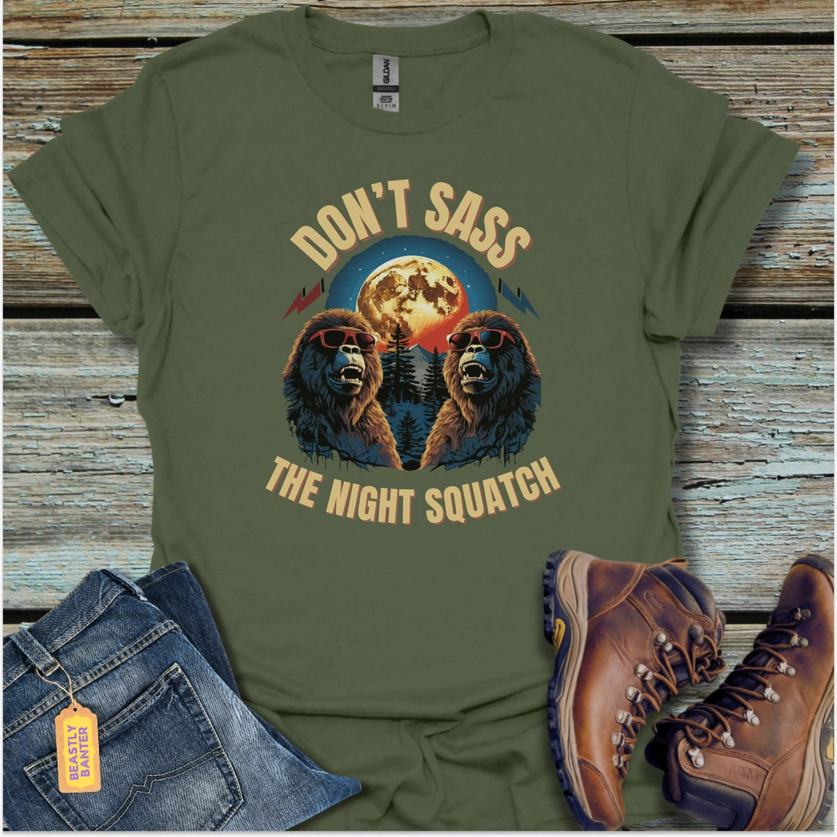 Don’t Sass With The Night Squatch T-Shirt - Beastly Banter