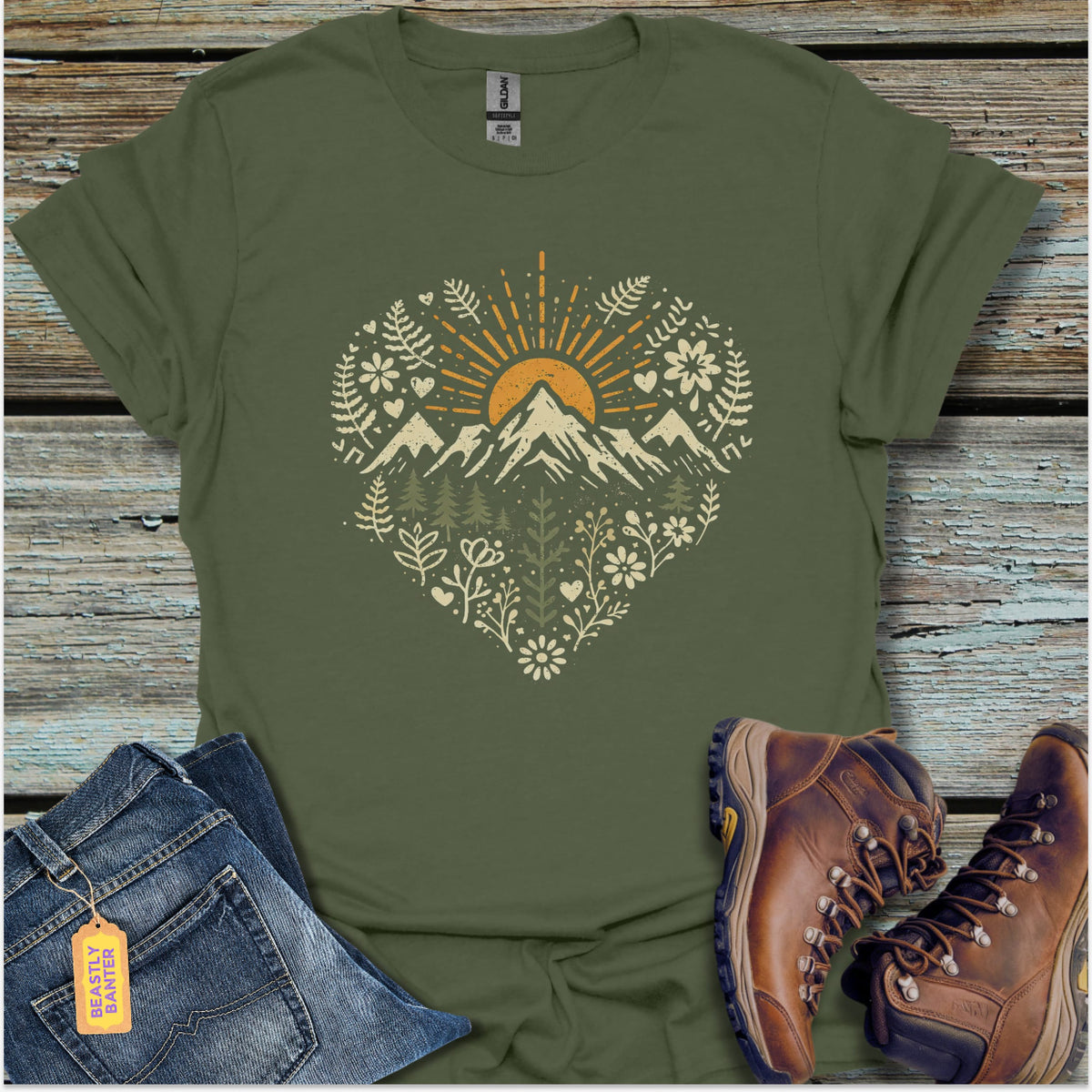 Heart of the Country T-Shirt - Beastly Banter