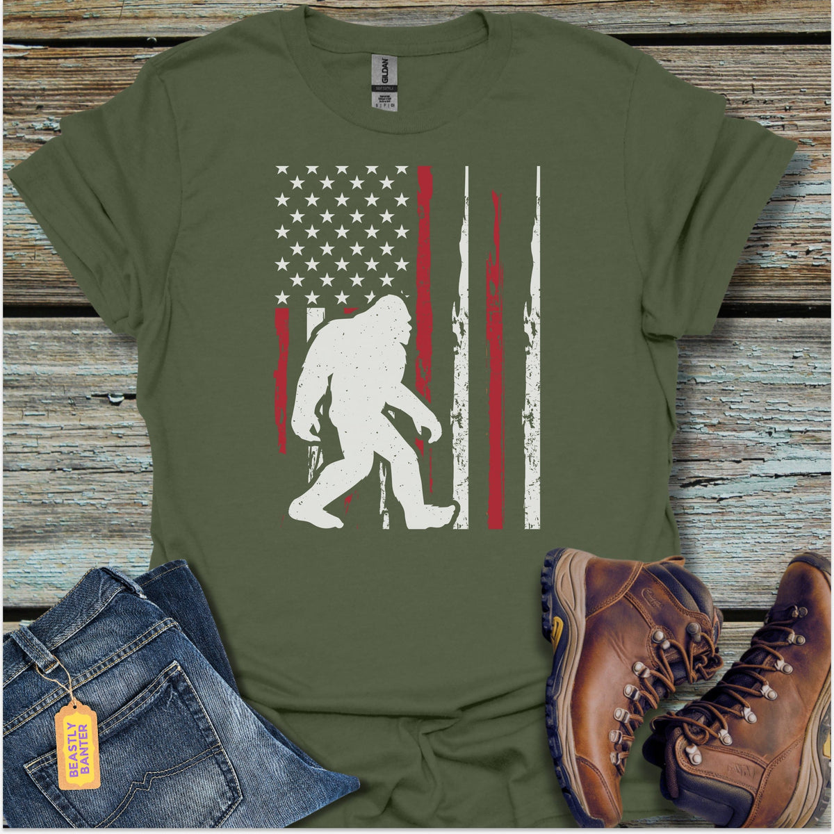 Bigfoot Walks Free T-Shirt - Beastly Banter