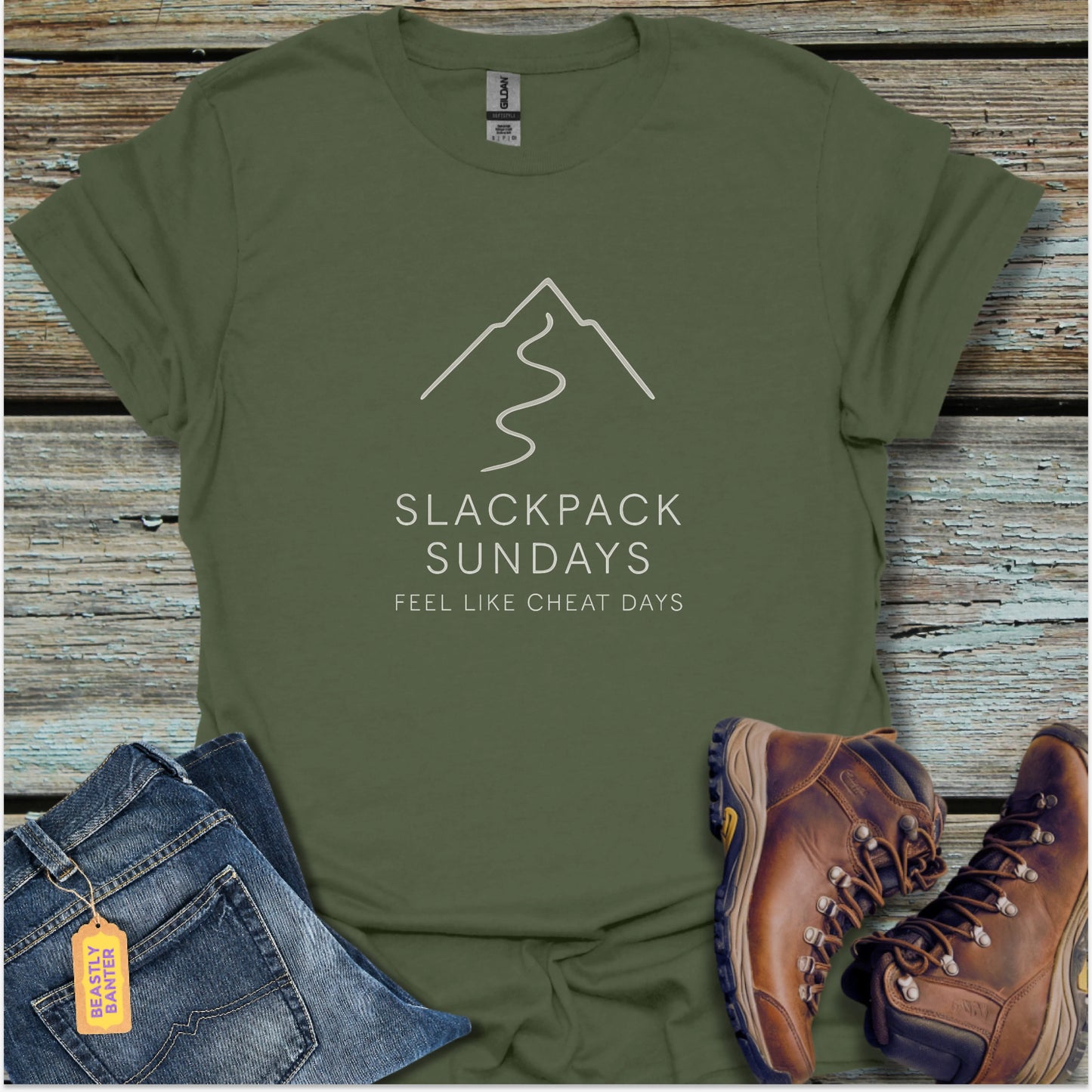 Slackpack Sundays Hiking T-Shirt