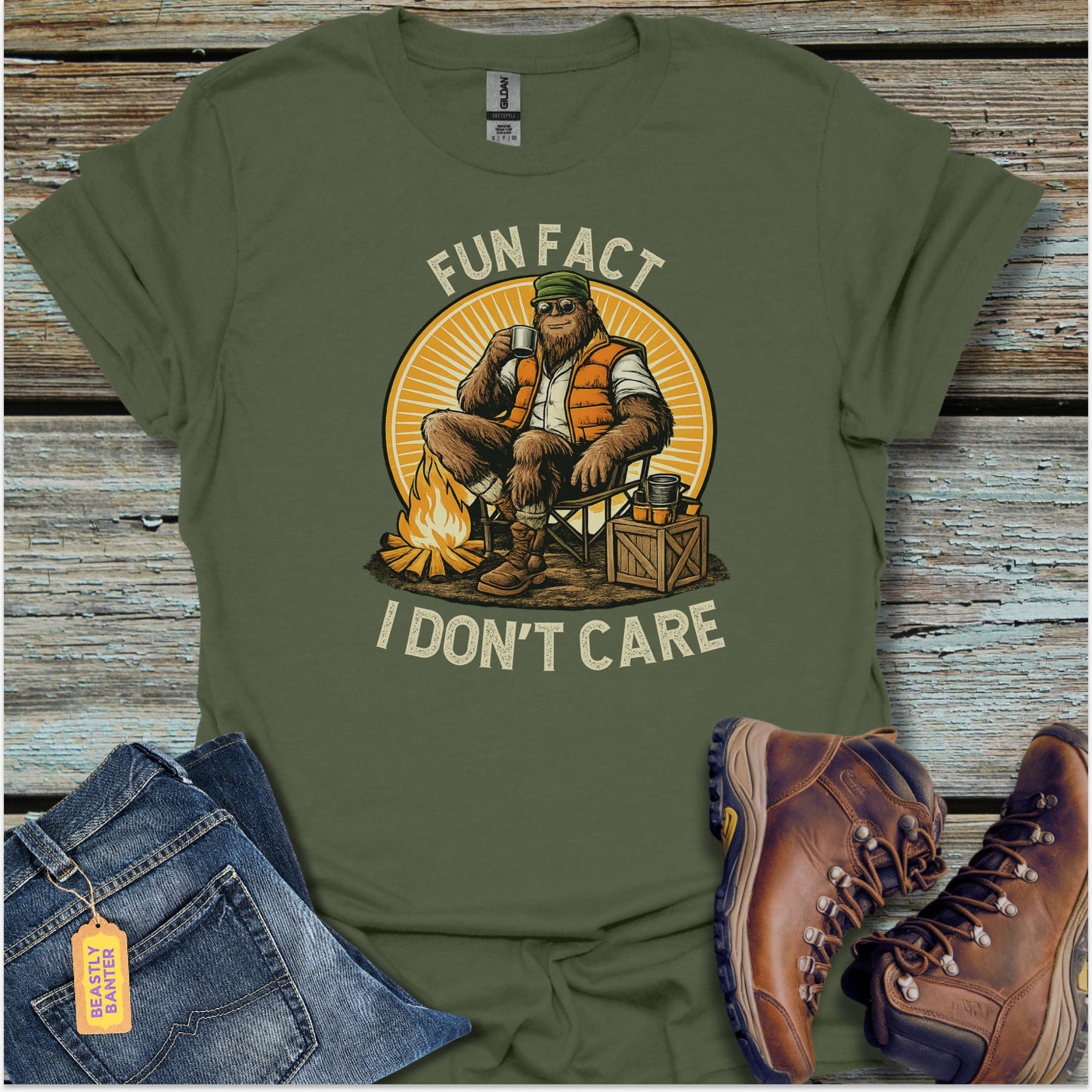 Fun Fact Bigfoot T-Shirt - Beastly Banter