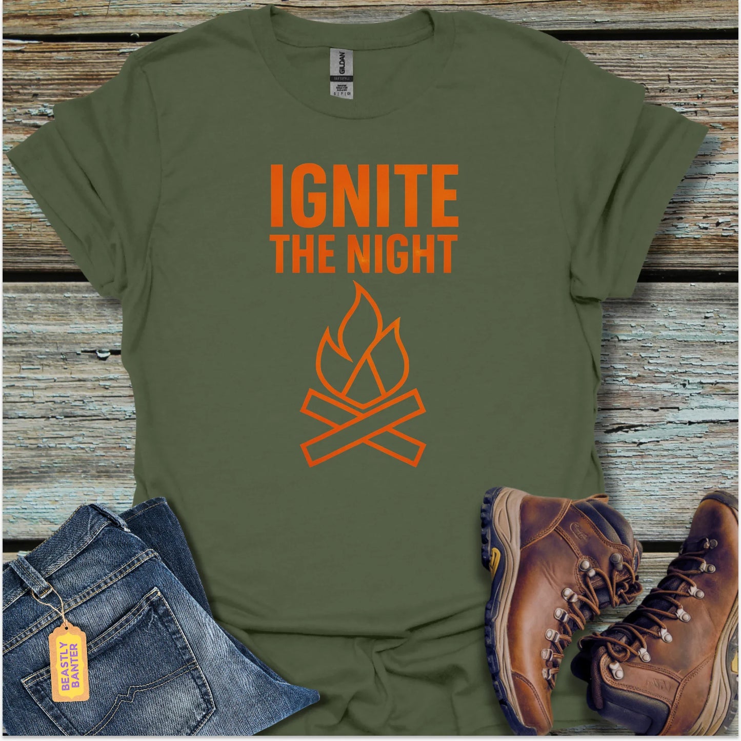 Ignite the Night Campfire T-Shirt
