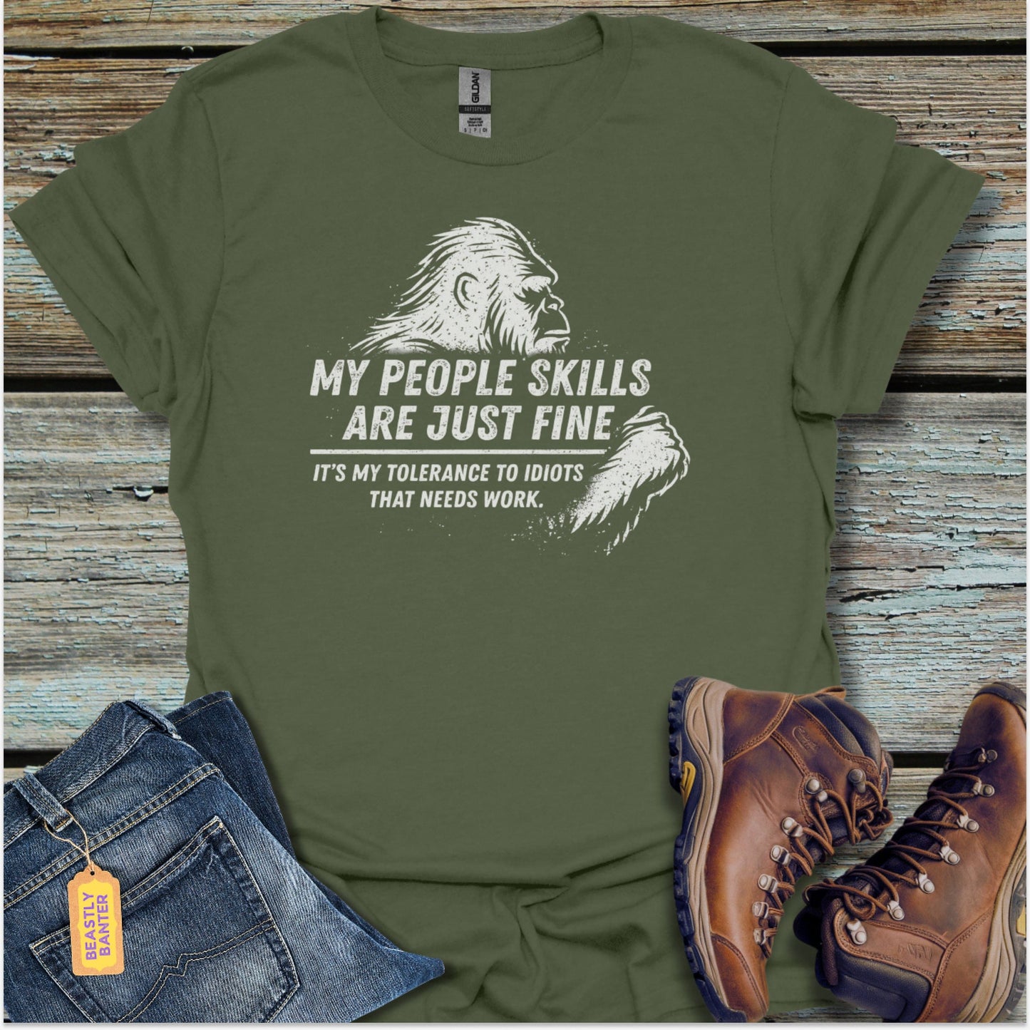 Bigfoot People Skills T-Shirt