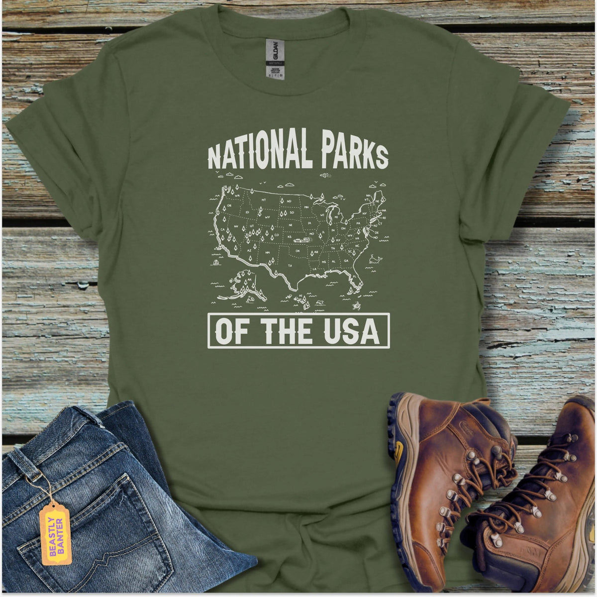 National Parks Of The USA T-Shirt - Beastly Banter