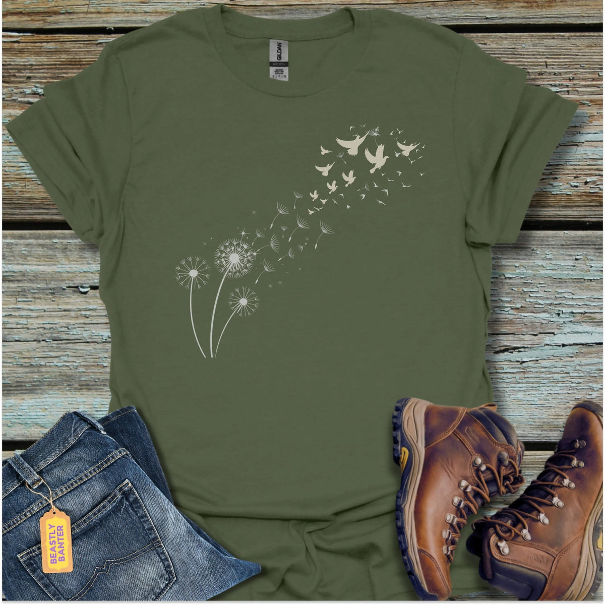 Dandelion Flight T-Shirt - Beastly Banter