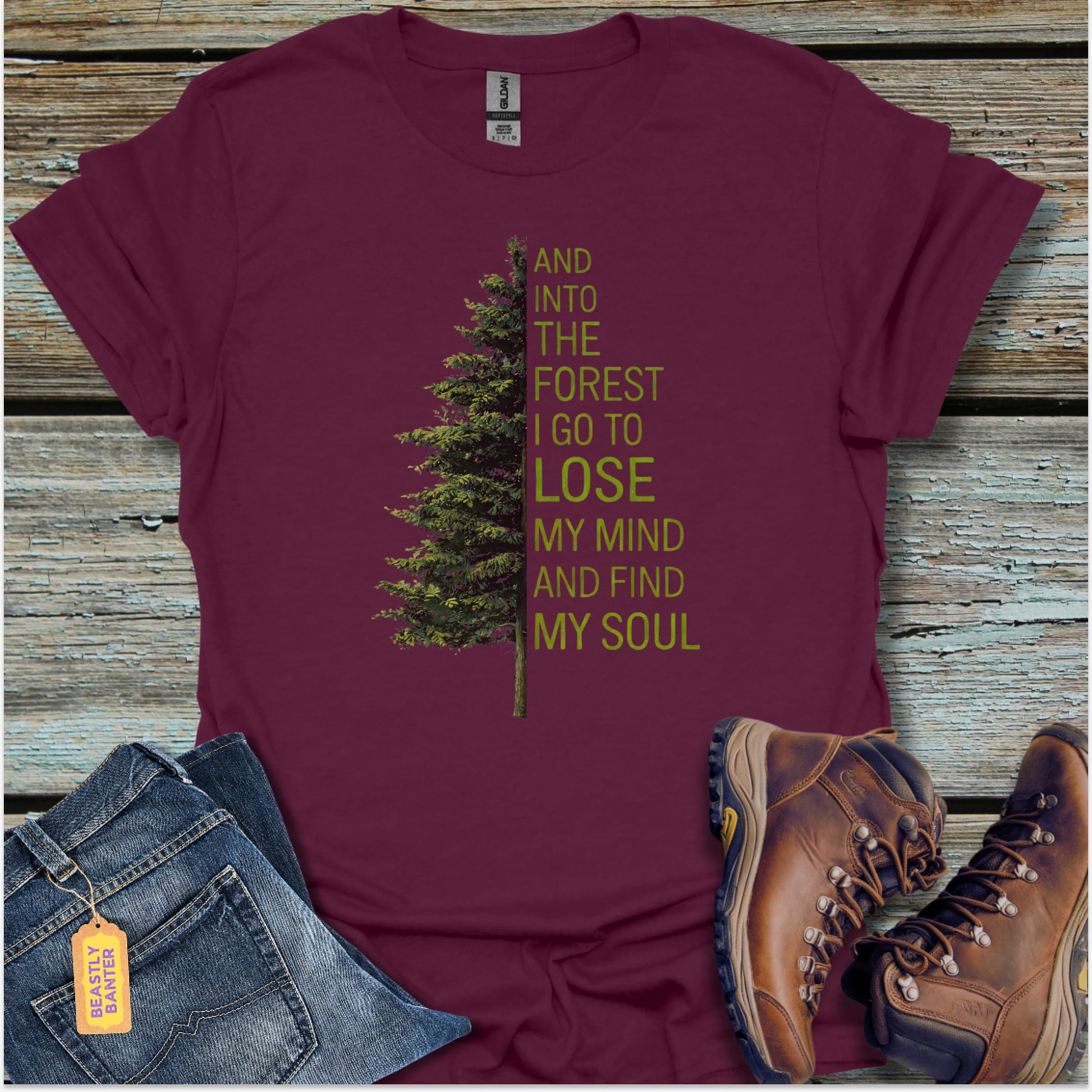 Off To The Forest T-Shirt - Beastly Banter