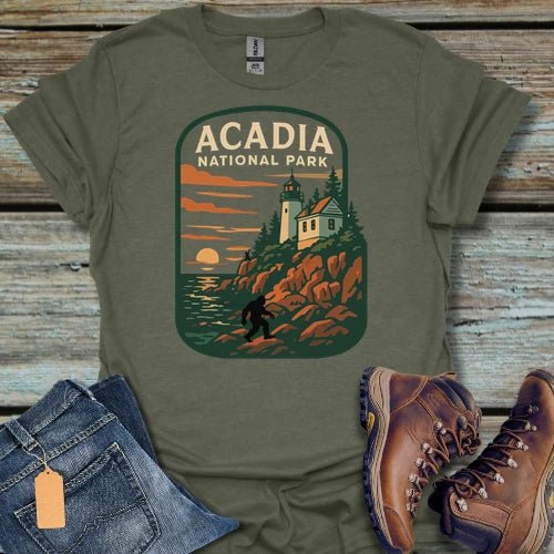 Acadia National Park Bigfoot T-Shirt - Beastly Banter