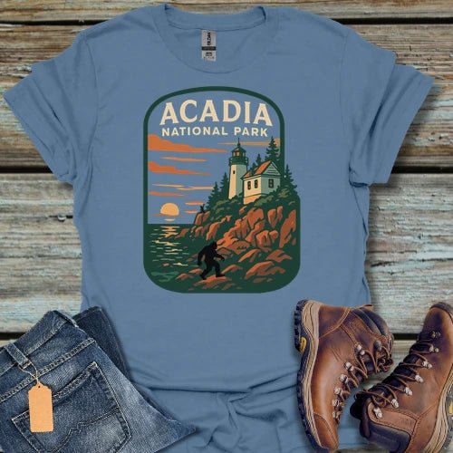 Acadia National Park Bigfoot T-Shirt - Beastly Banter