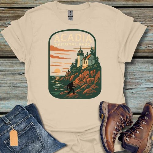 Acadia National Park Bigfoot T-Shirt - Beastly Banter