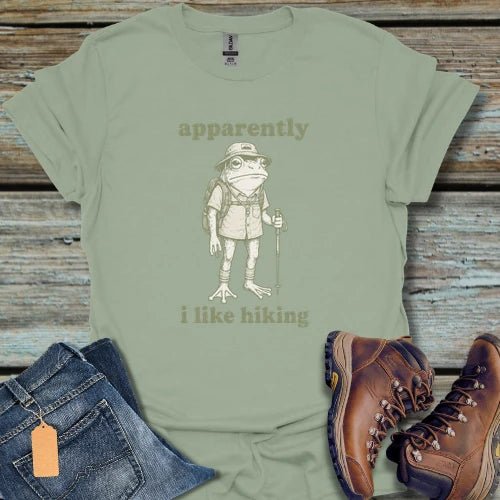 Apparently I Like Hiking T-Shirt - Beastly Banter