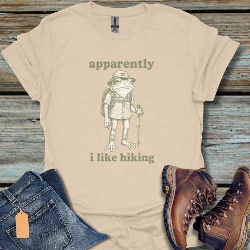 Apparently I Like Hiking T-Shirt - Beastly Banter