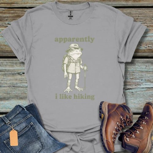 Apparently I Like Hiking T-Shirt - Beastly Banter