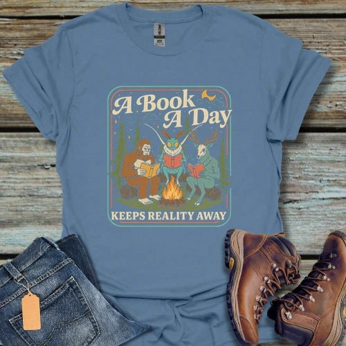 Bigfoot A Book A Day T-Shirt - Beastly Banter