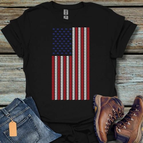 American Flag Bigfoot T-Shirt - Beastly Banter