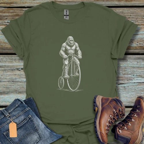 Bigfoot Biker T-Shirt - Beastly Banter
