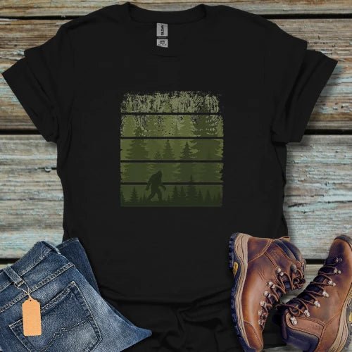 Bigfoot Forest Stroll T-Shirt - Beastly Banter