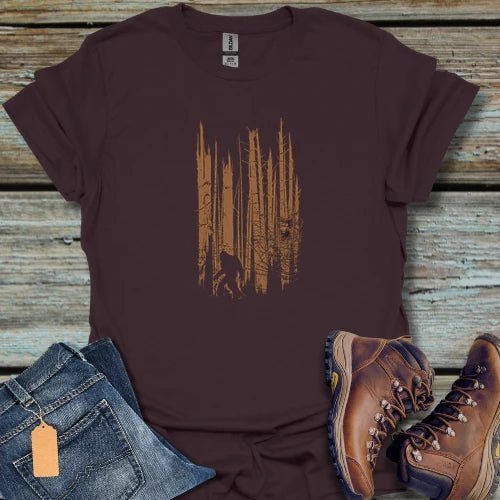 Bigfoot Forest Stroll T-Shirt - Beastly Banter