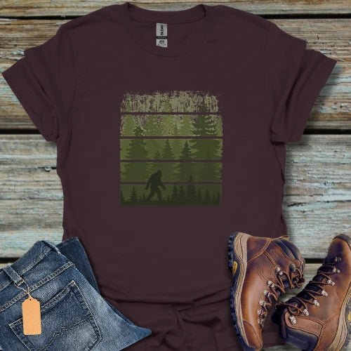 Bigfoot Forest Stroll T-Shirt - Beastly Banter