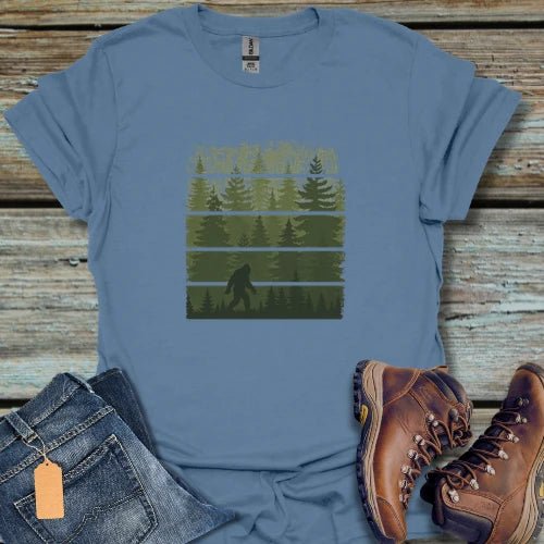 Bigfoot Forest Stroll T-Shirt - Beastly Banter