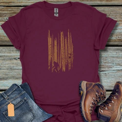 Bigfoot Forest Stroll T-Shirt - Beastly Banter