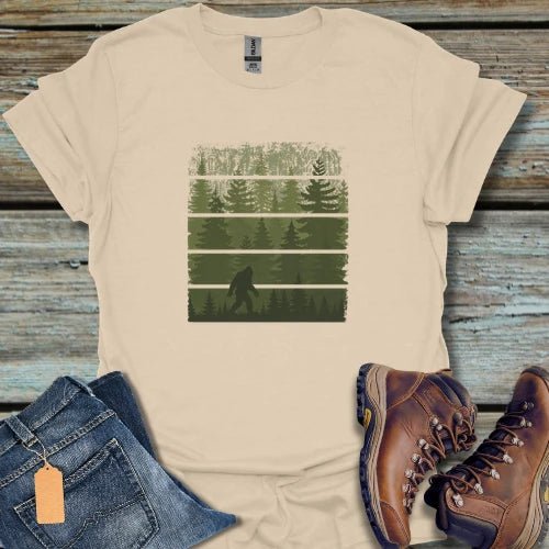 Bigfoot Forest Stroll T-Shirt - Beastly Banter