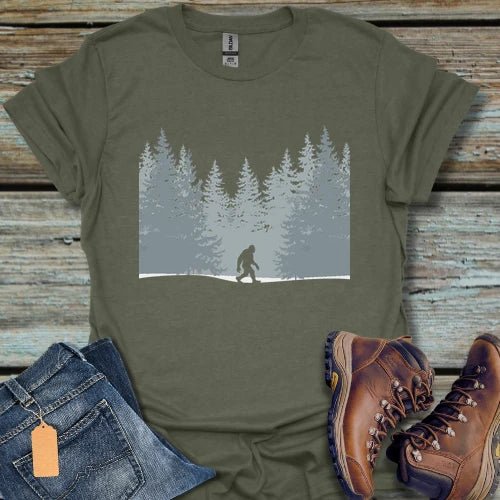 Bigfoot Forest T-Shirt - Beastly Banter