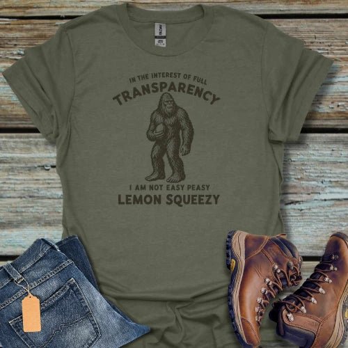 Bigfoot Full Transparency T-Shirt - Beastly Banter