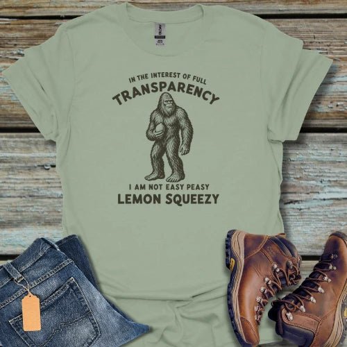 Bigfoot Full Transparency T-Shirt - Beastly Banter