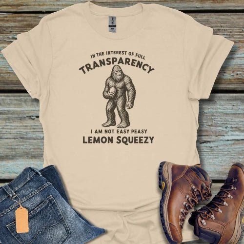 Bigfoot Full Transparency T-Shirt - Beastly Banter