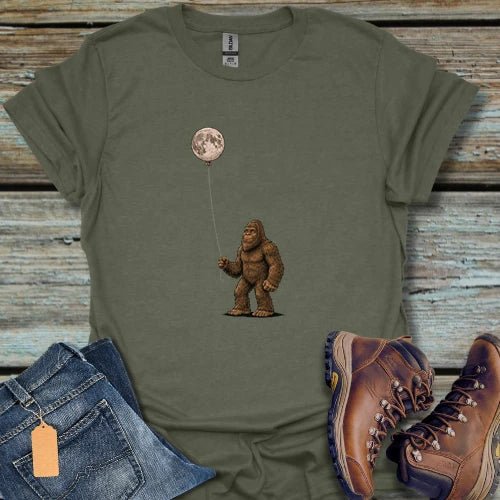 Bigfoot Moon Balloon T-Shirt - Beastly Banter