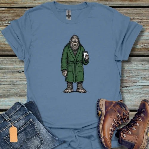 Bigfoot Morning Coffee T‑Shirt - Beastly Banter