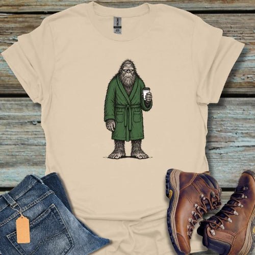Bigfoot Morning Coffee T‑Shirt - Beastly Banter