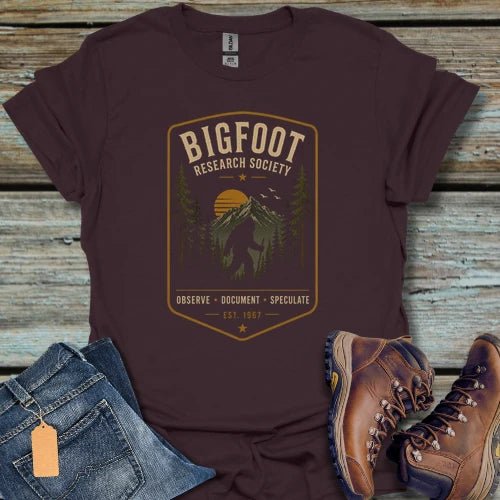 Bigfoot Research Society T‑Shirt - Beastly Banter